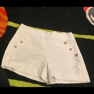 Lily Pulitzer white shorts-never worn